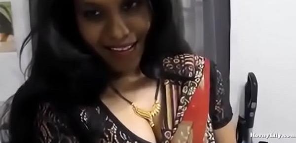 Horny Lily Amazing Fucking In Sari